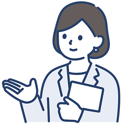 お問い合わせを歓迎する女性保険員